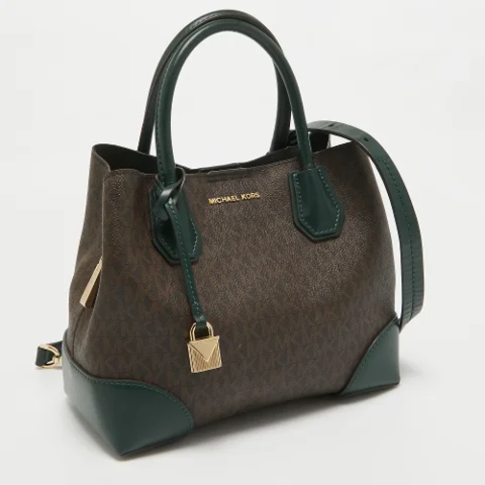 Michael Kors Pre-owned Canvas handbags Green Dames