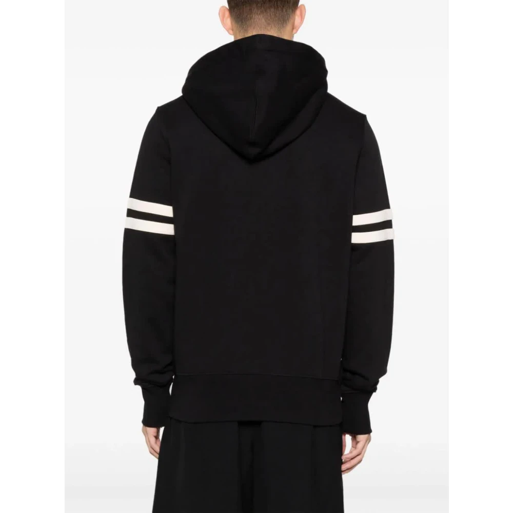 Tommy Hilfiger Zwarte Laurel Monotype Hoodie Black Heren
