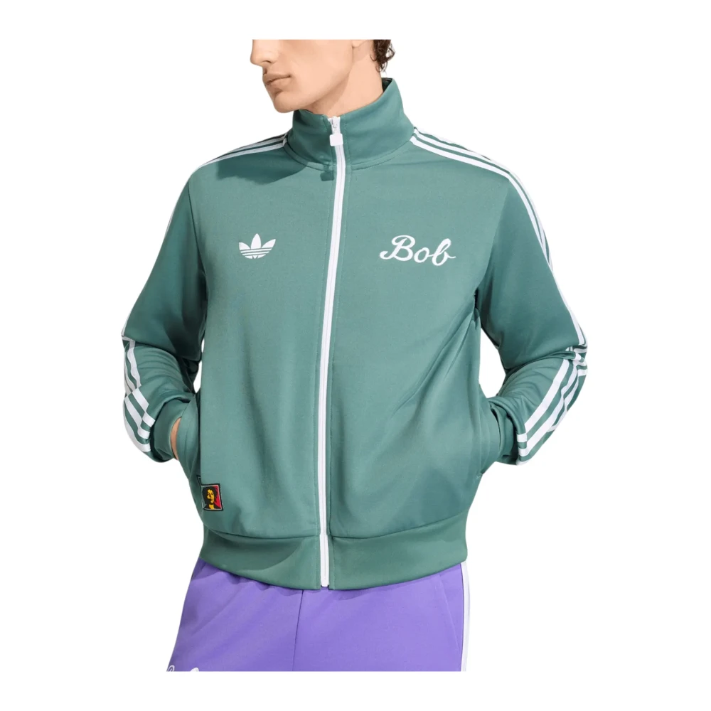 Adidas - Men - Bob Marley Originals Track Top - Green - M - Image 3