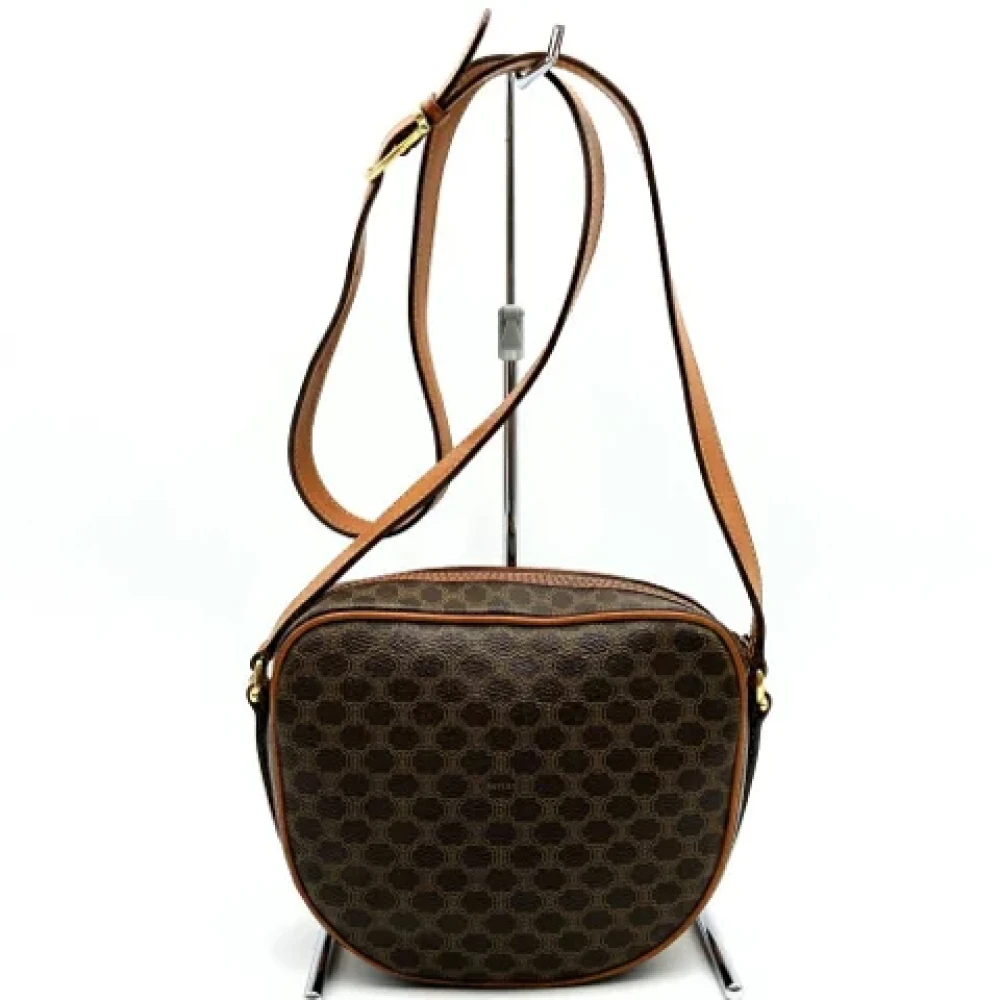 Celine Vintage Pre-owned Leather celine-bags Brown Dames
