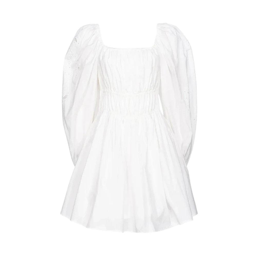 Pinko Katoenen jurk met ballonmouwen geïnspireerd door rodeo White Dames