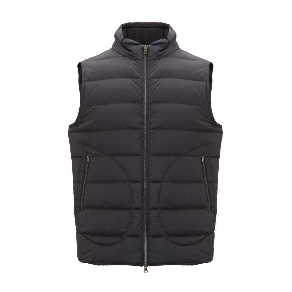 Herno Men's Black Waistcoats, 3XL, Padded Vest
