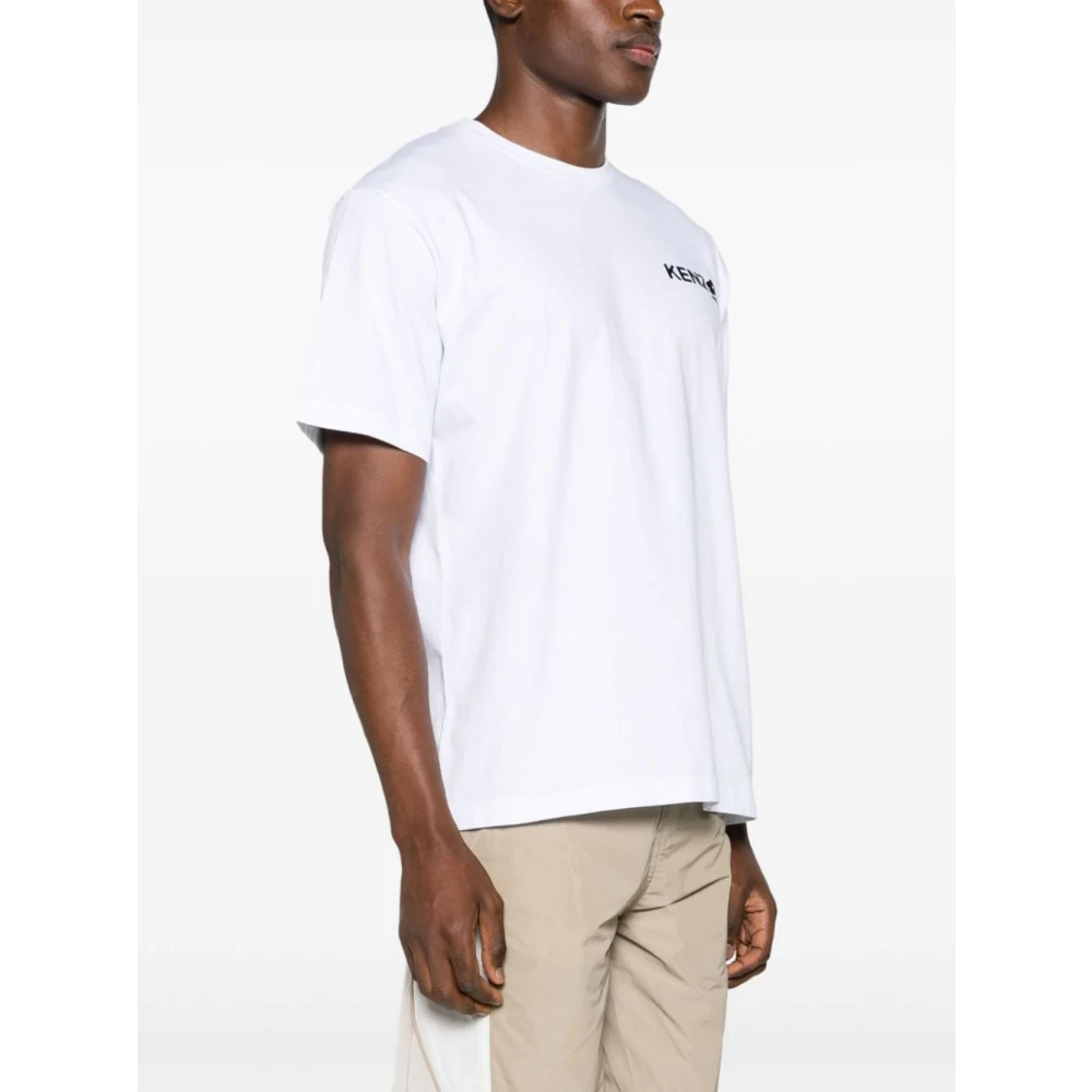 Kenzo Witte T-shirts en Polos met Bloemmotief White Heren