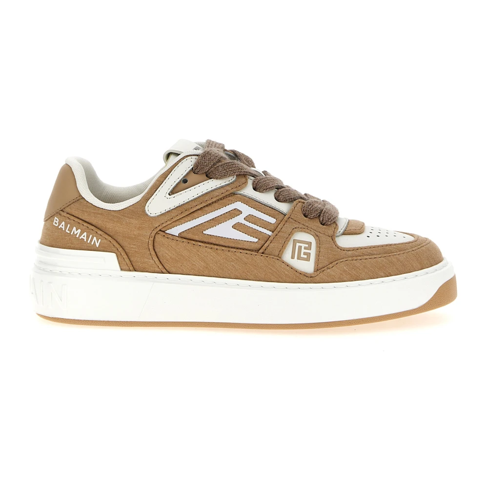 Balmain Women's Beige B-Court Trainers - Sneakers - 6 Uk - Shoes