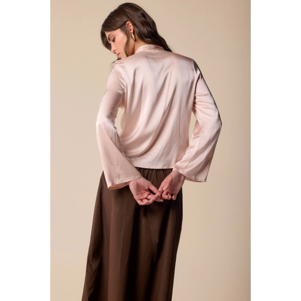 Kocca Stijlvolle Blouses voor Vrouwen Pink Dames