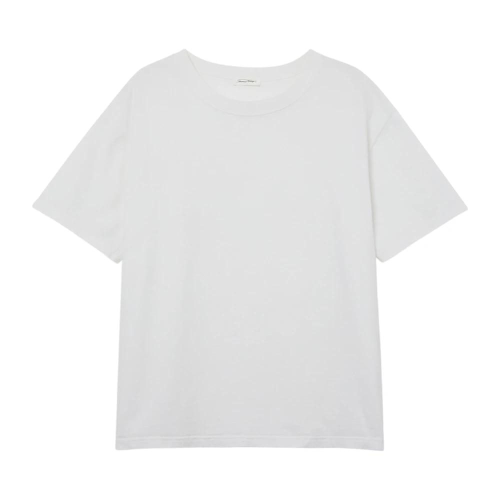 American vintage Klassiek Wit T-Shirt White Dames