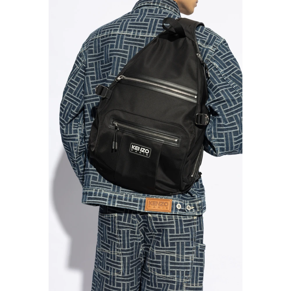 Kenzo Een-schouder rugzak Black Heren