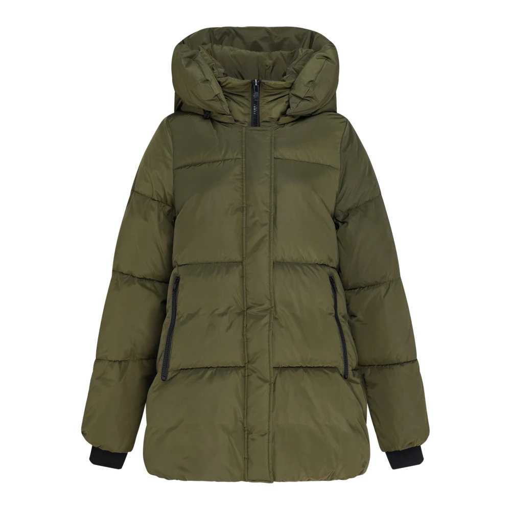 Canadian Classics Groene Finlay Jas met knoop- en ritssluiting Green Dames