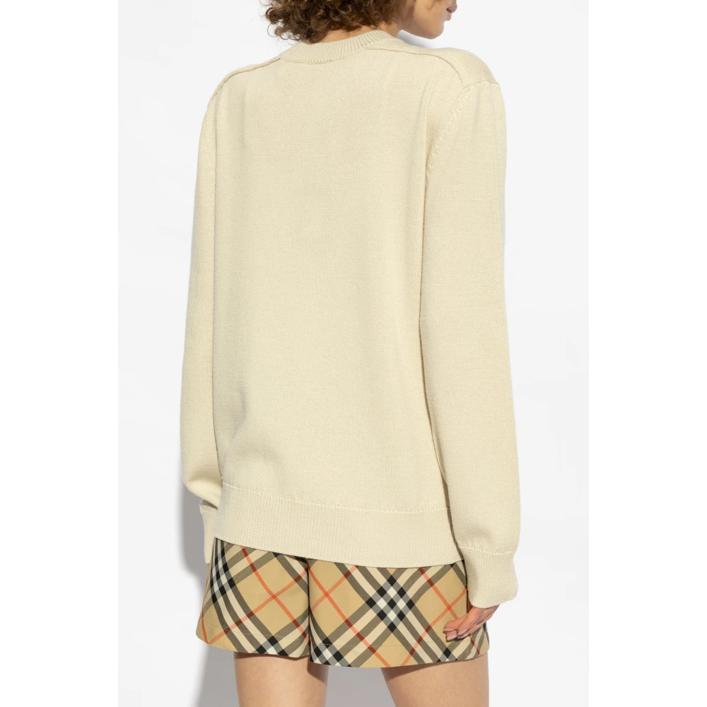 Burberry Wollen trui Beige Dames