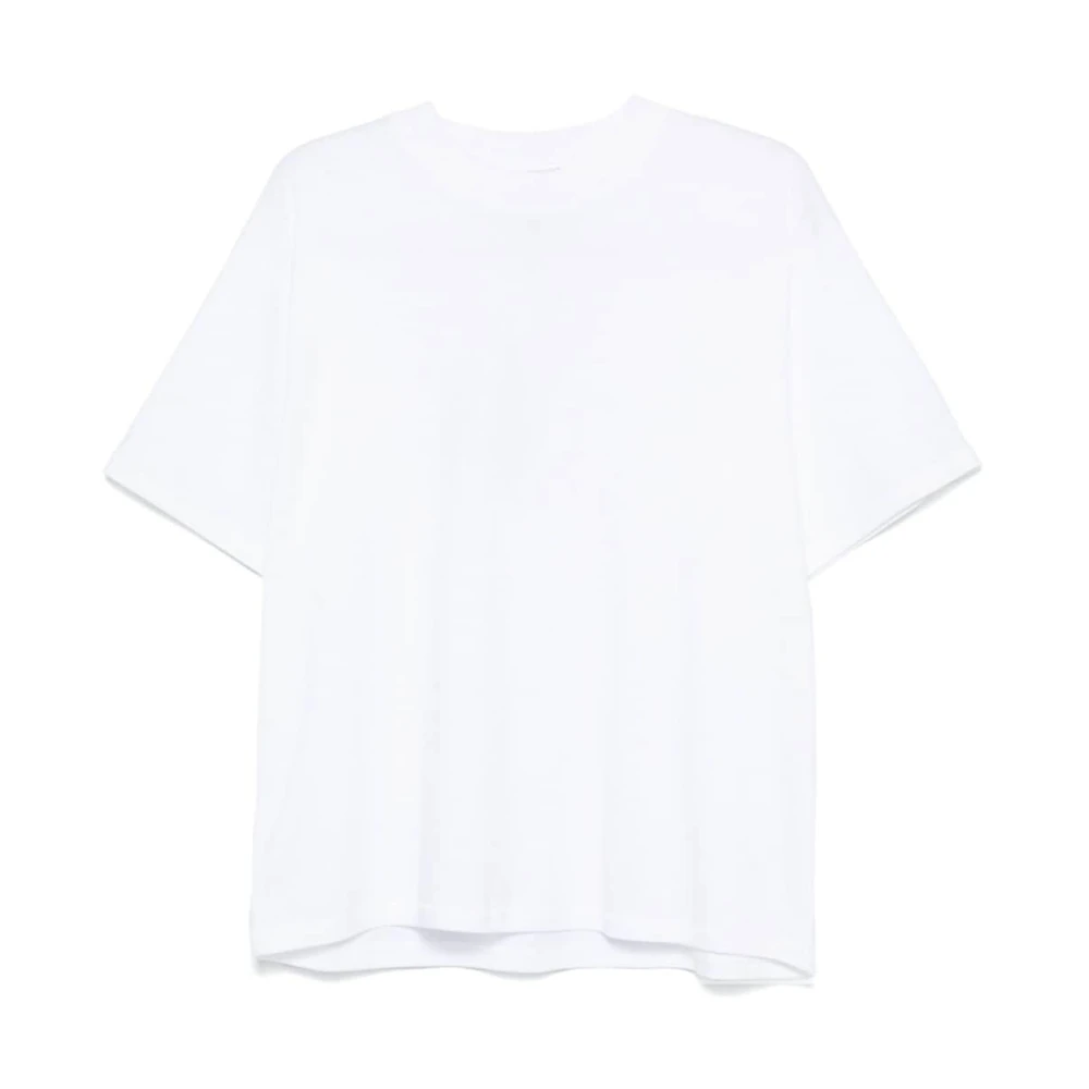 Birgitte Herskind Witte Katoenen T-shirt met Ronde Hals White Dames