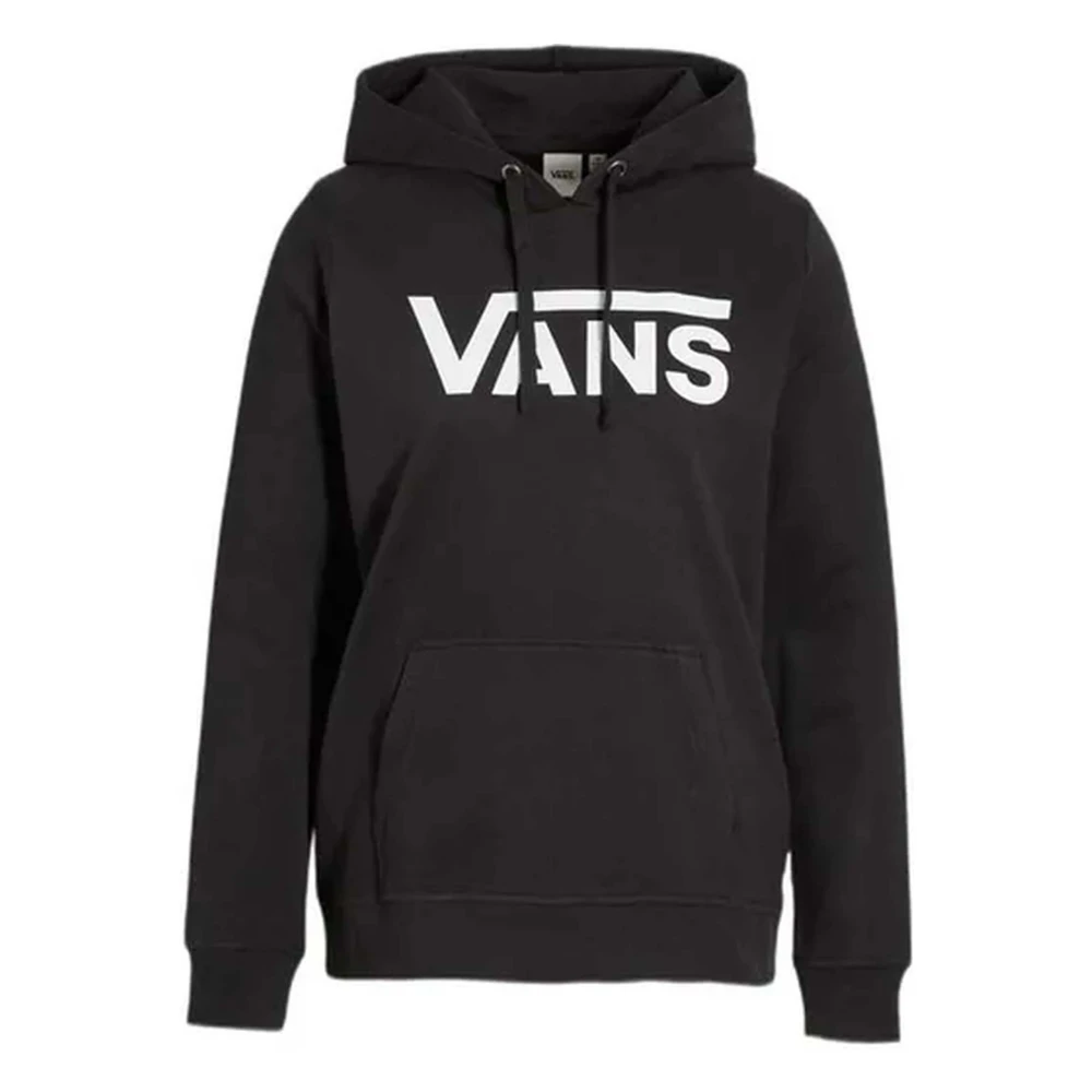 Vans Drop V Logo Hoodie-B Huvtröja Black, Dam