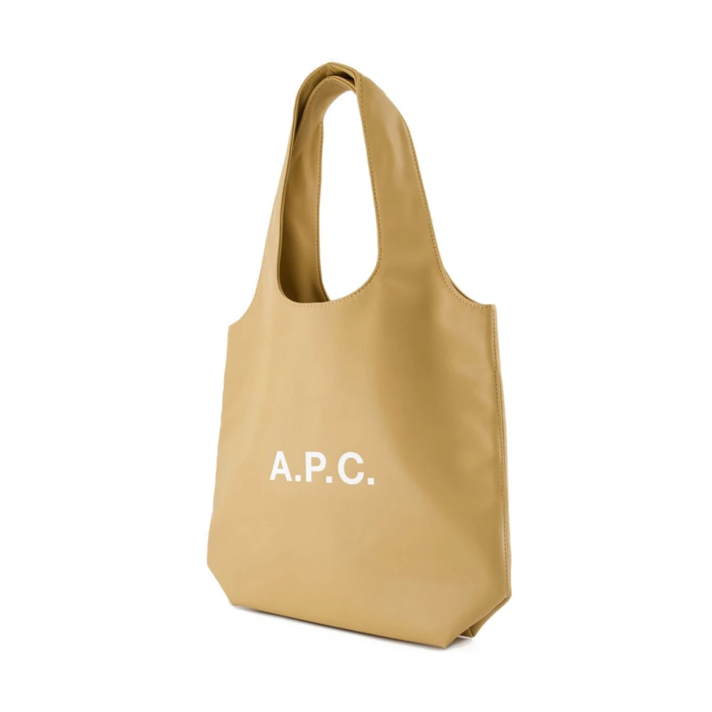 A.p.c. Tote Bag met Rits Beige Dames