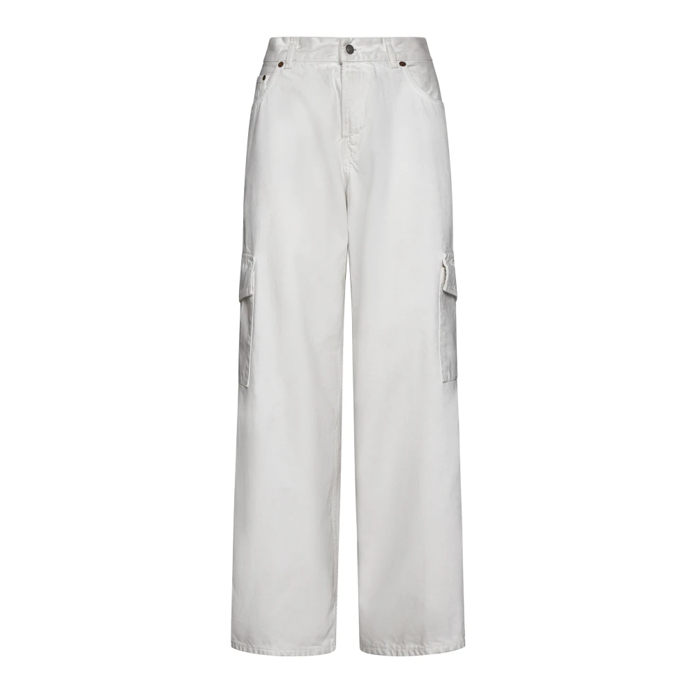 Haikure Witte Cargo Jeans White Dames