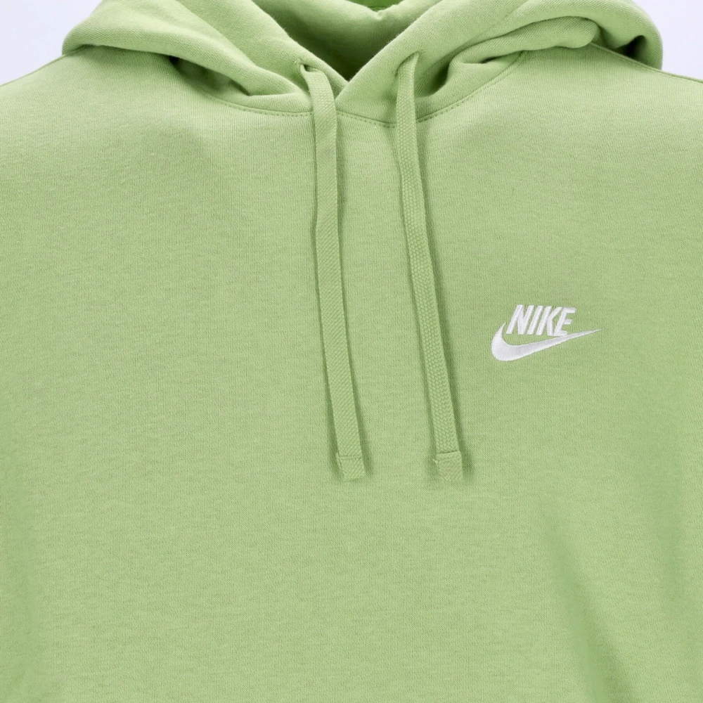 Nike Groene Fleece Hoodie Sweatshirt met lange mouwen Green Heren