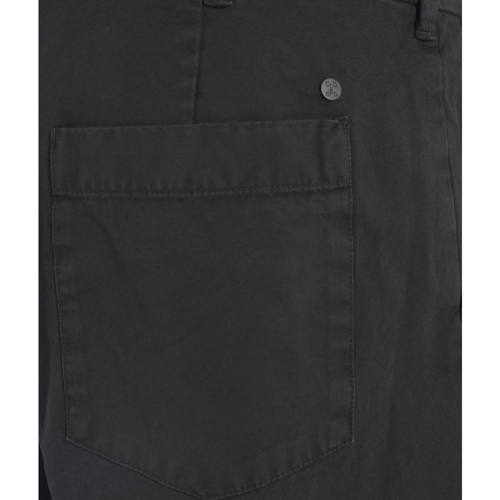 closed Zwarte Wide Leg Broek Ss25 Black Heren