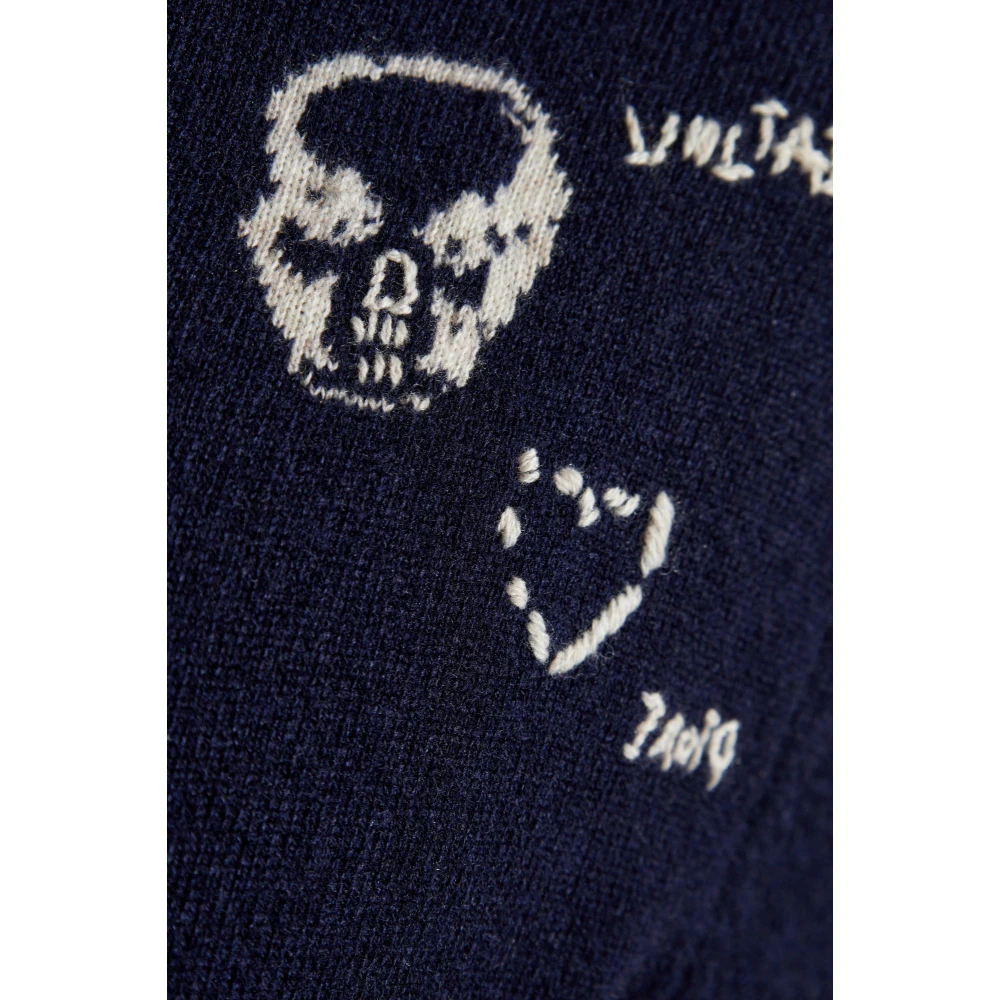 Zadig & Voltaire Cardigan Clash Blue Heren