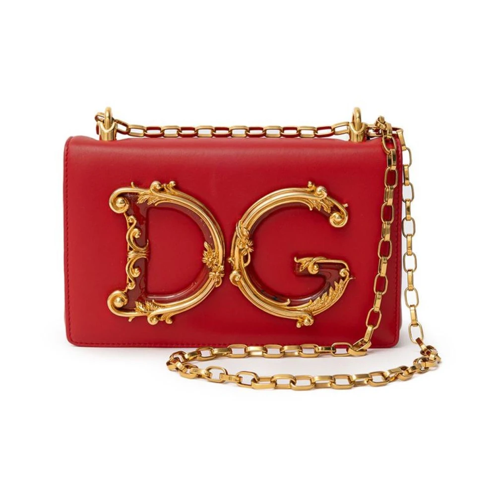 Dolce & Gabbana Rode leren handtas voor vrouwen Red Dames