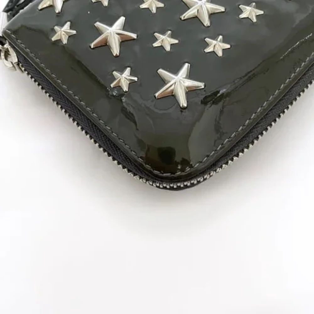 Jimmy Choo Pre-owned Leather wallets Black Dames