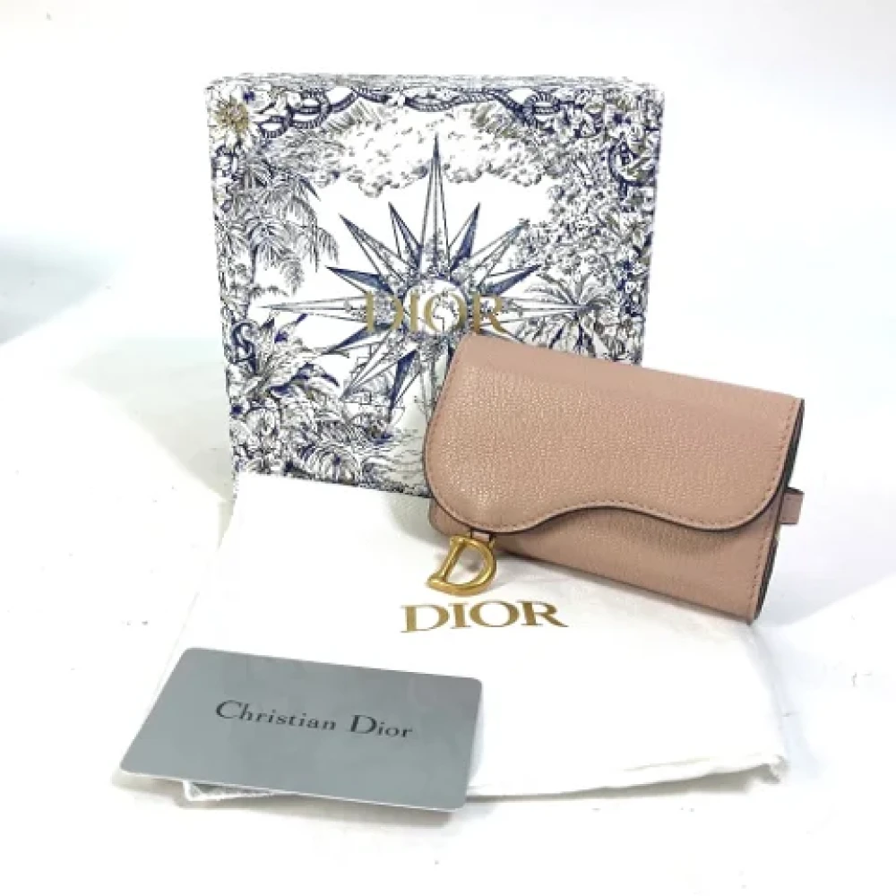 Dior Vintage Pre-owned Leather key-holders Pink Dames