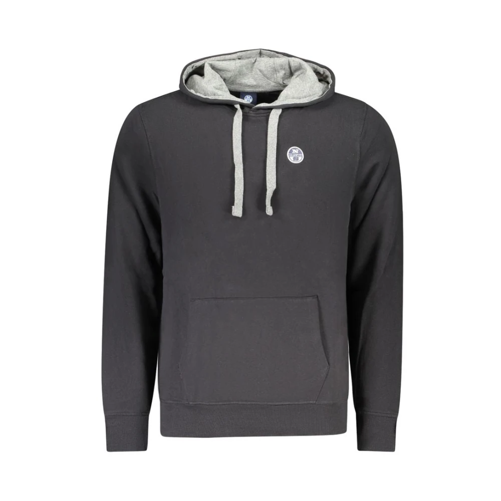 North Sails Men's Black Long-Sleeved Hooded Sweatshirt - Hoodies - M - Sweatshirts & Hoodies