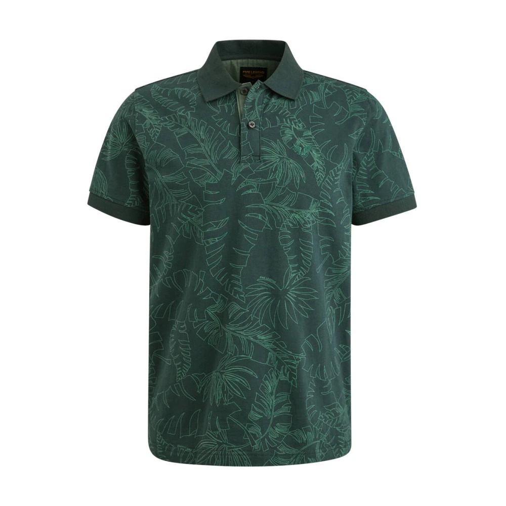 PME Legend Korte Mouw Polo Single Jersey Green Heren
