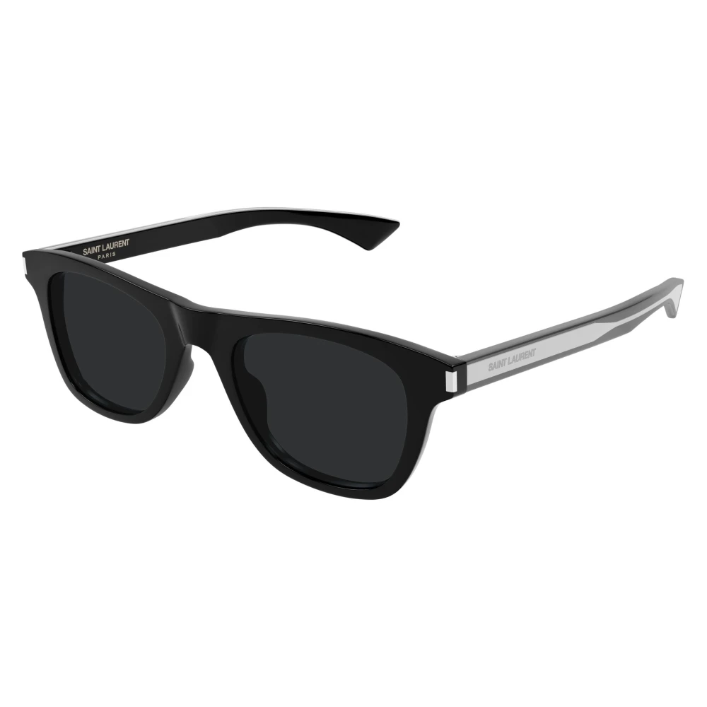 Saint Laurent Unisex Black Rectangle Sunglasses - Sunglasses - 51 Mm - Accessories
