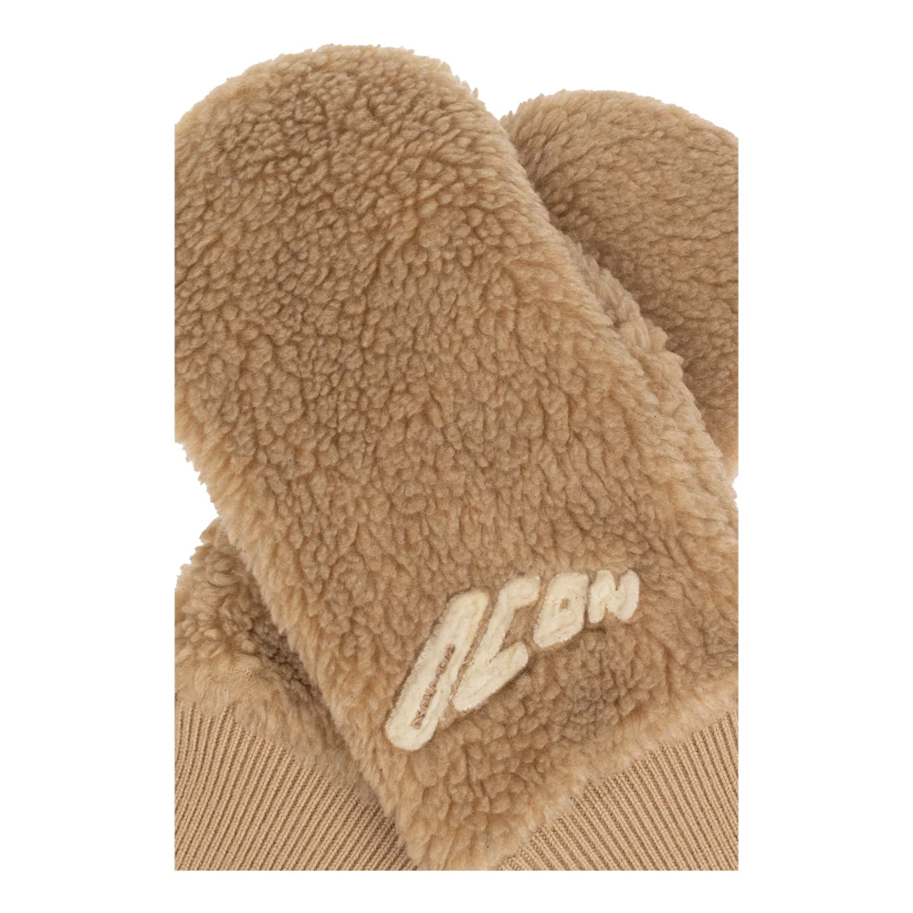Dsquared2 Wollen handschoenen Beige Heren