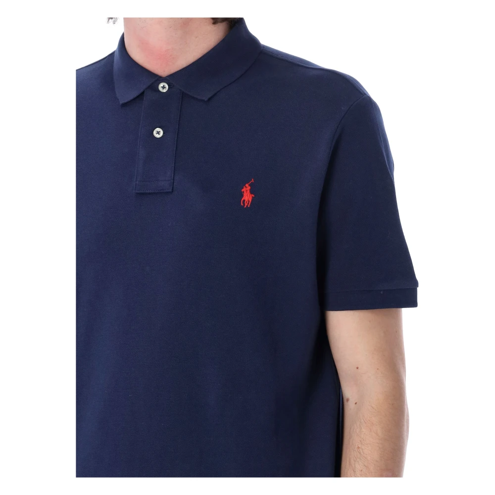 Polo Ralph Lauren Custom Fit Polo Shirt Blue Heren