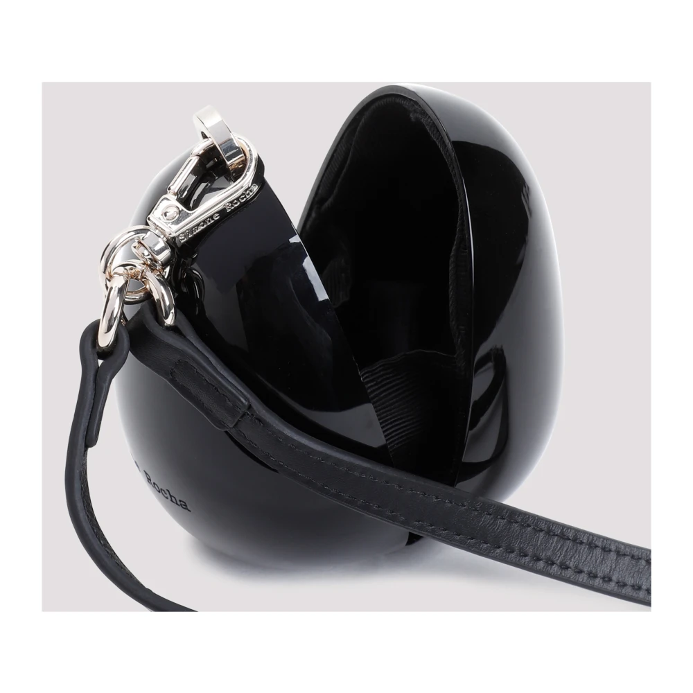 Simone Rocha Zwarte Ei Crossbody Tas Black Dames