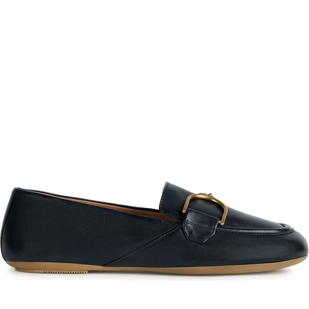 Geox Women's Black Palmaria Moccasins - Loafers - 4 Uk - Shoes