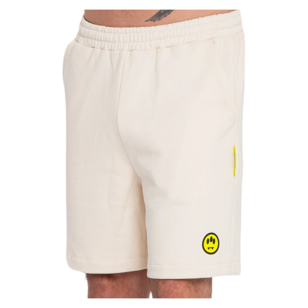 Barrow Iconic Smile Shorts Bw009 Beige Heren