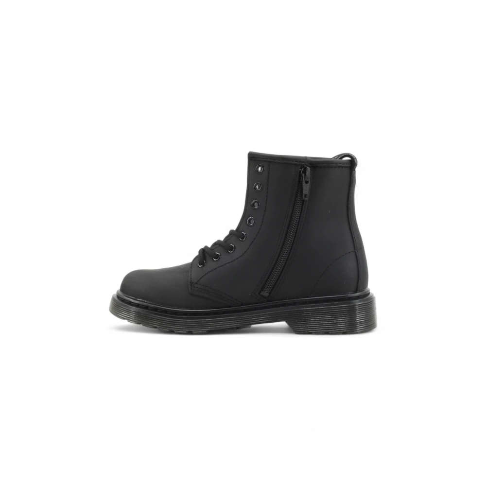 Dr. Martens 1460 Junior Serena Mono Ankle Boots In Leather Black Size 34 (1,5) Kids - La Redoute - Image 2