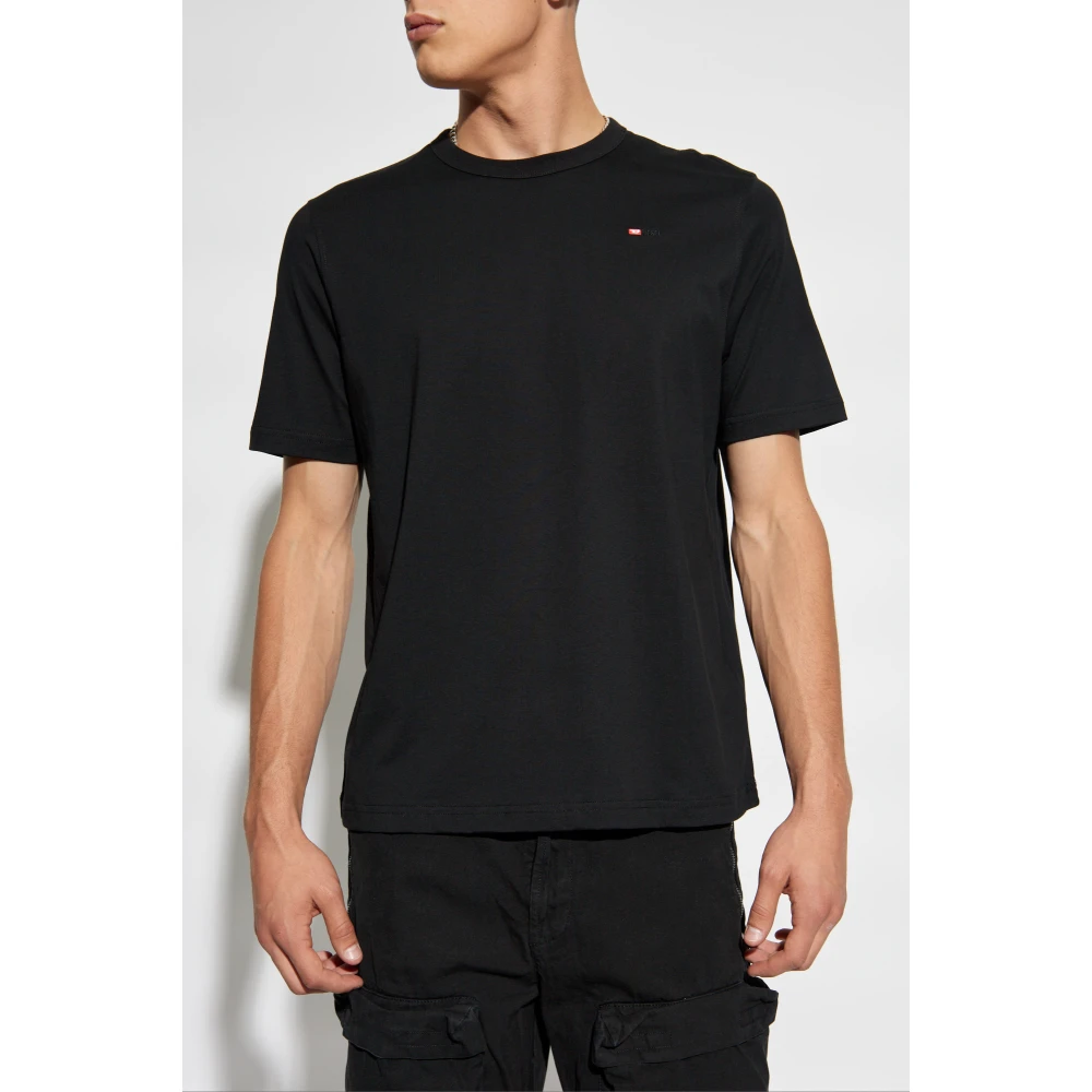 Diesel T-shirt T-Adjust-Microdiv Black Unisex