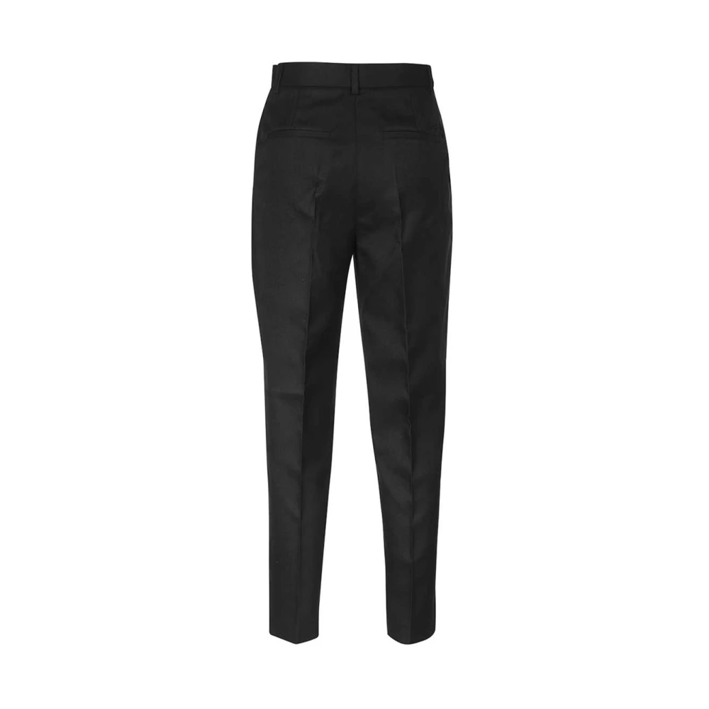 Karl Lagerfeld Wijde Geplooide Broek Black Dames