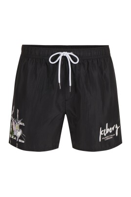 shorts-de-bain-noirs-avec-impression-tom-et-cordon-de-serrage-reglable