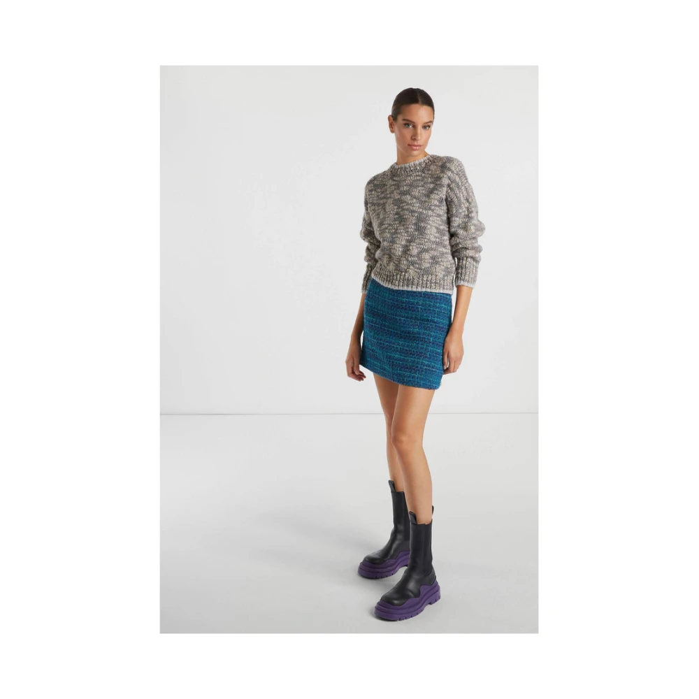 Rich & Royal Stijlvolle Pullover Sweater Gray Dames