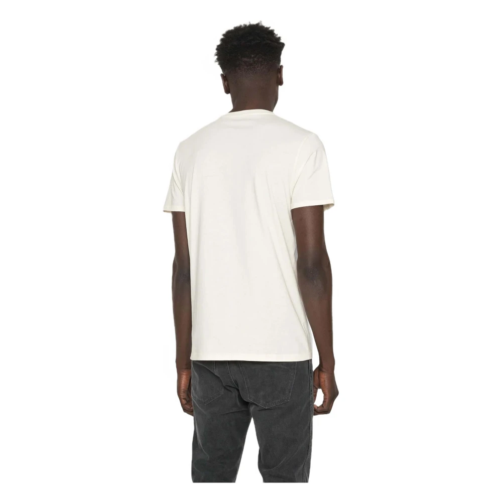 Wrangler T-shirt Beige Heren