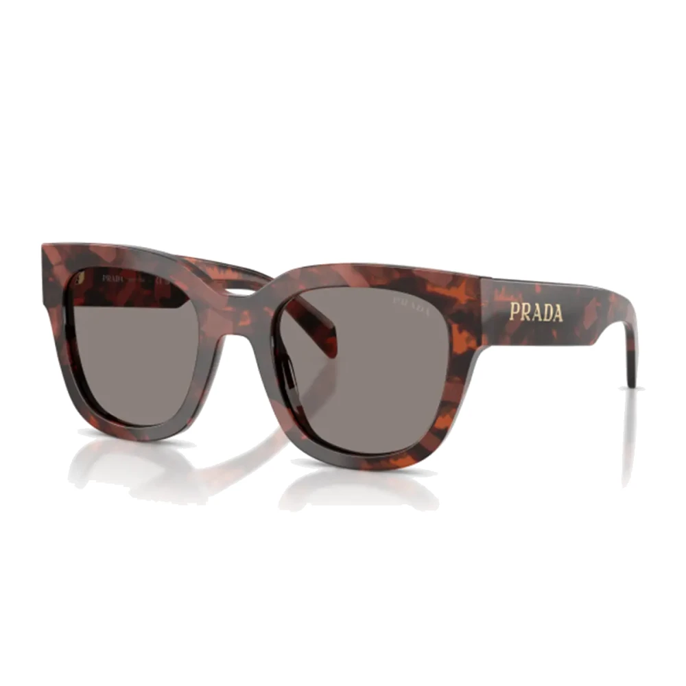Prada Women's Brown Pr C04s Square Sunglasses - Sunglasses - 52 Mm - Accessories