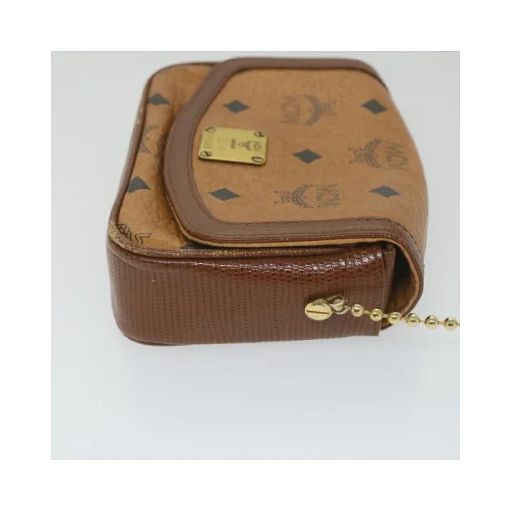 MCM Pre-owned Leather shoulder-bags Brown Dames