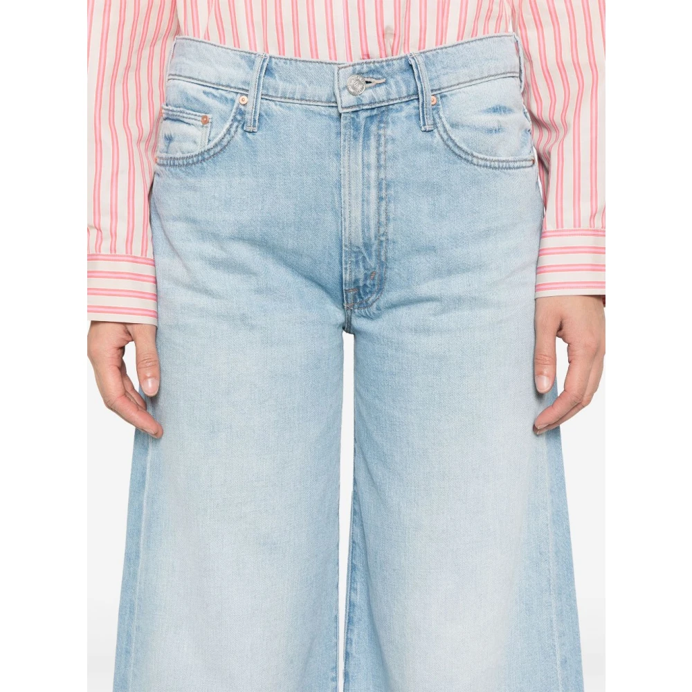 Mother Blauwe Jeans met Verborgen Rits Blue Dames