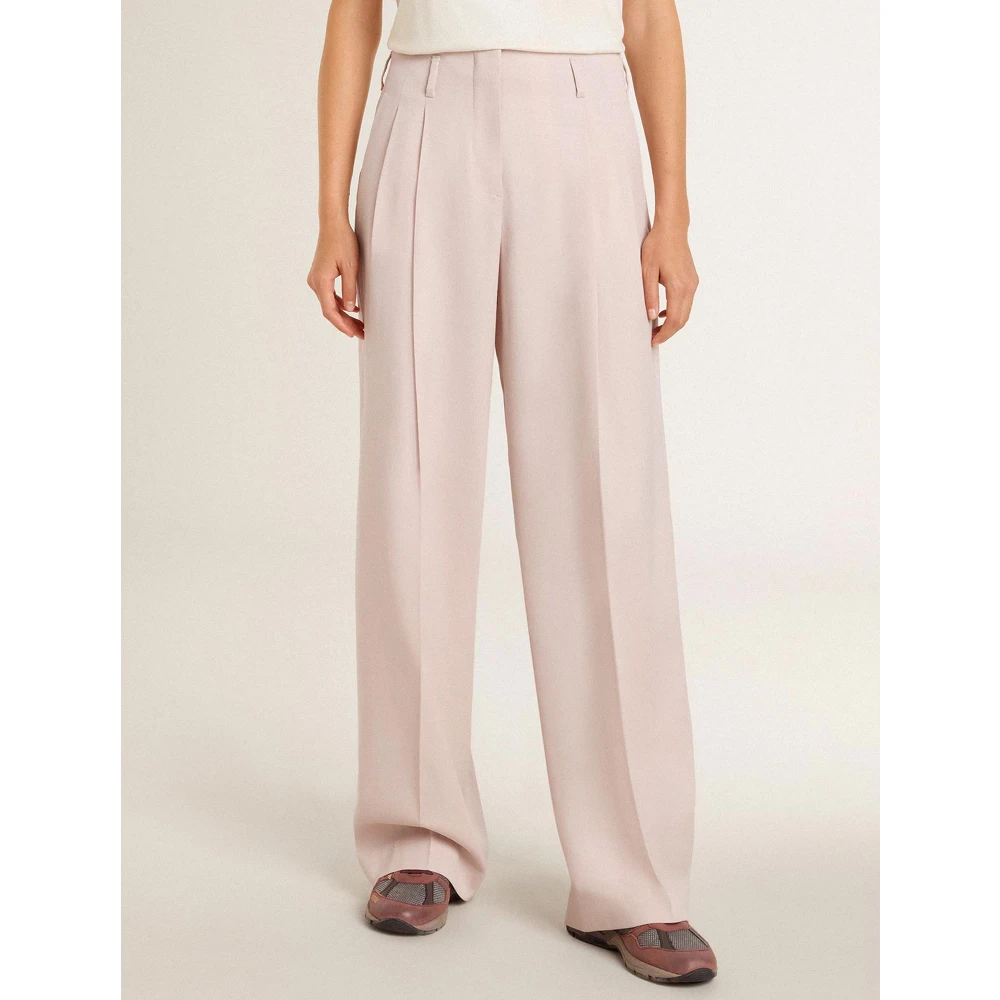 Golden Goose Roze Broek voor Vrouwen Pink Dames