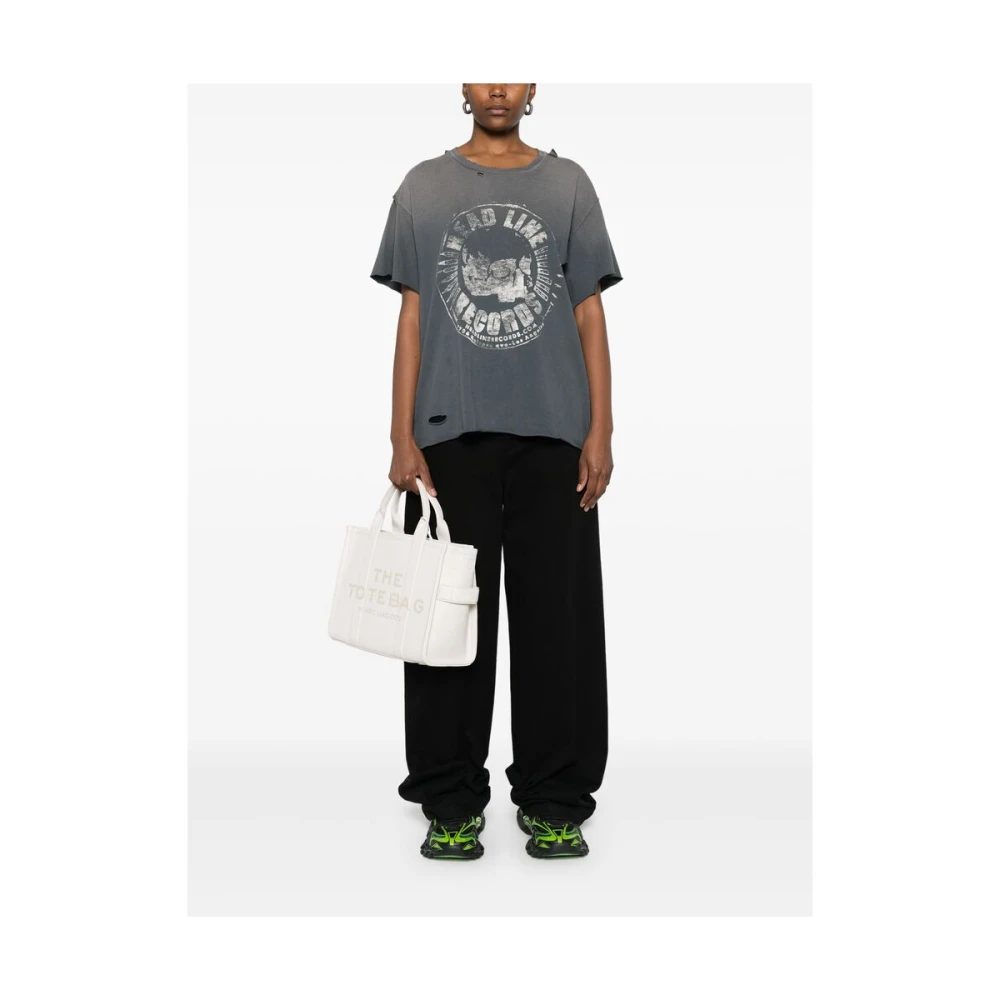 Gallery Dept. Versleten Grafische Print T-shirt Gray Heren