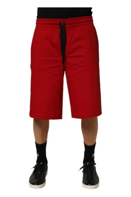 MidWaist Drawstring Bermuda Pants