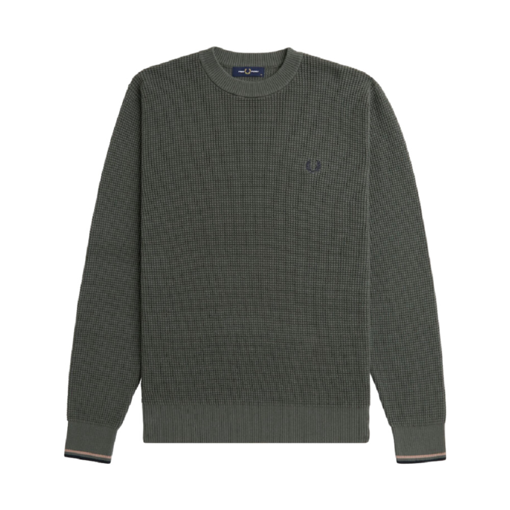 Fred perry green sweater best sale