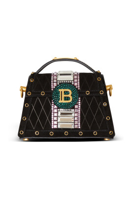 b-buzz-dynasty-small-suede-bag-with-embossed-grid-motif-and-embroidery