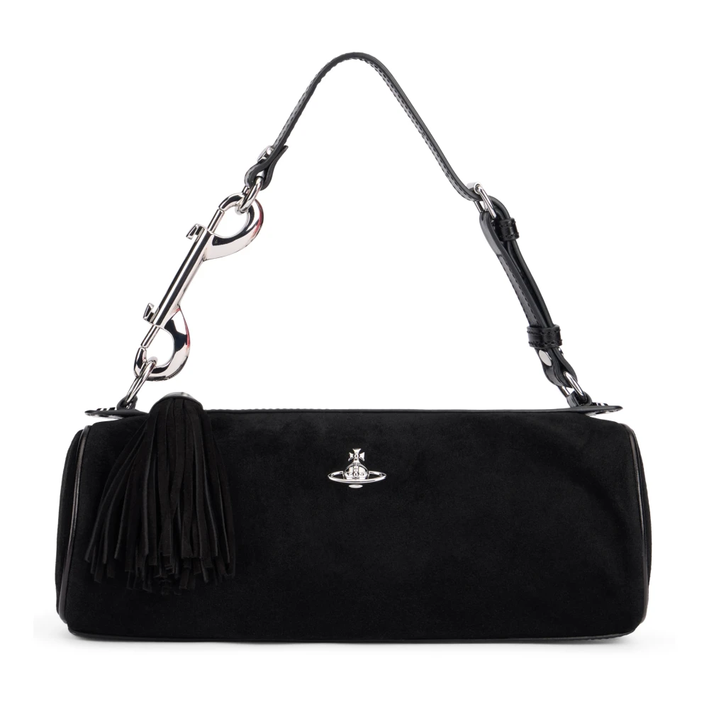 Vivienne Westwood Women's Black Cindy Cylinder Bag - Shoulder Bags - One Size - Bags