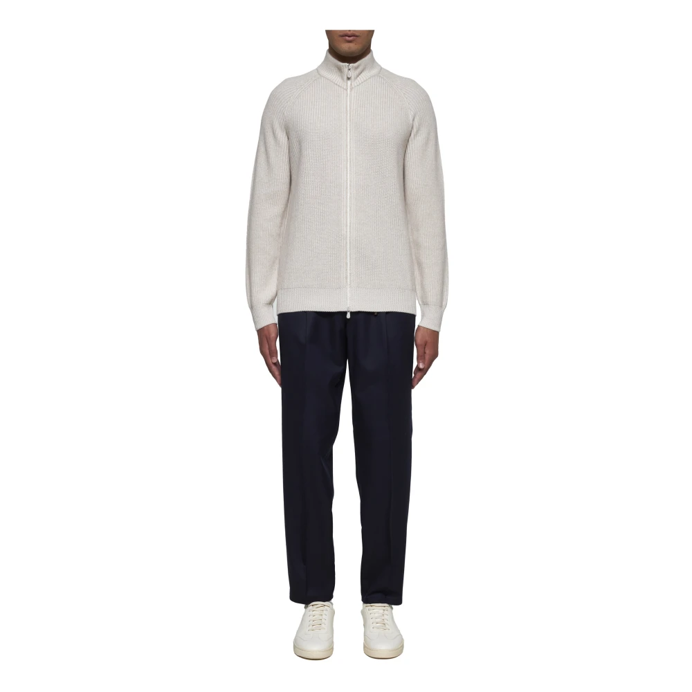 BRUNELLO CUCINELLI Luxe Gebreide Collectie Beige Heren