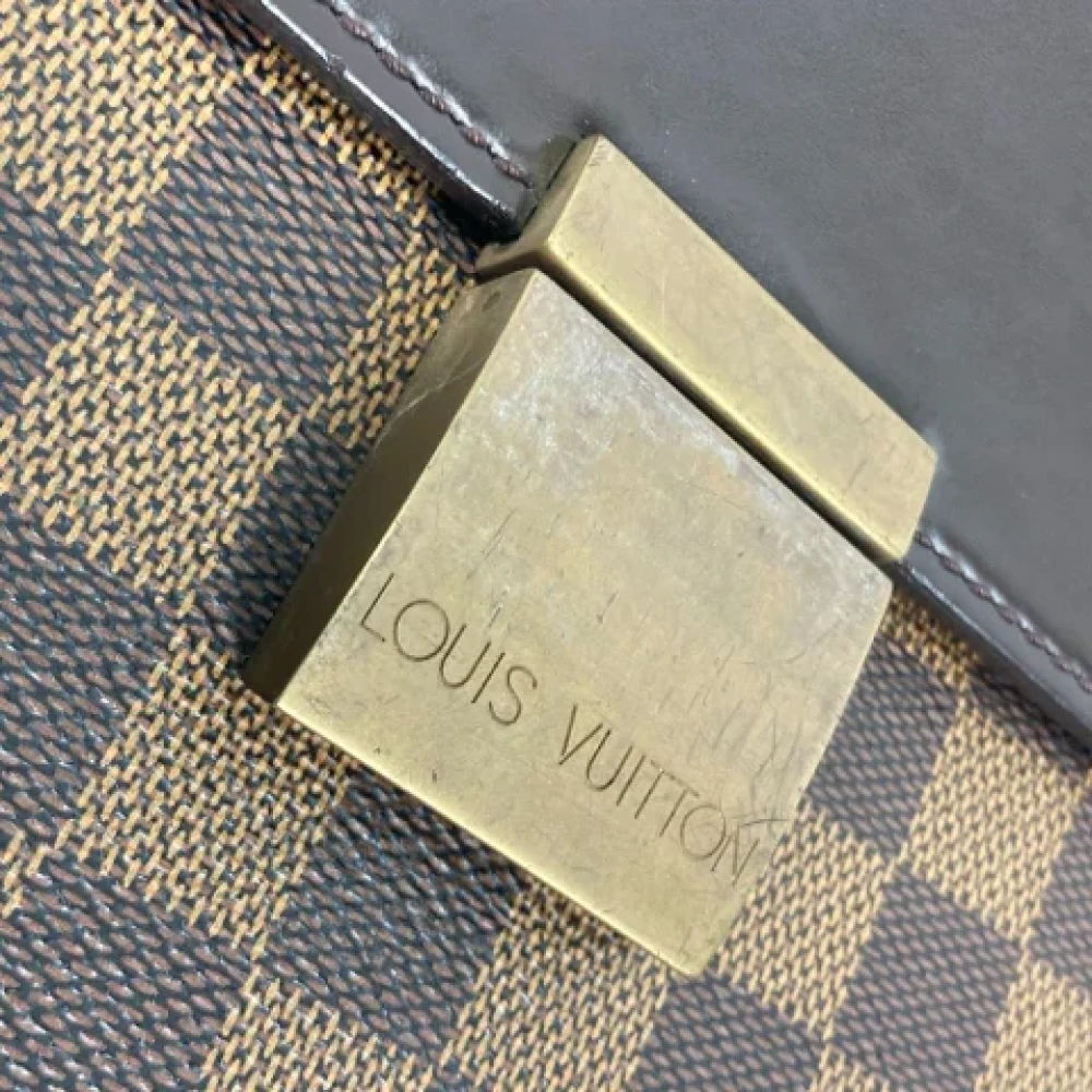 Louis Vuitton Vintage Pre-owned Fabric handbags Brown Heren