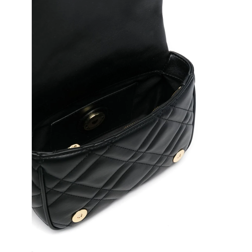 Love Moschino Zwarte Schoudertas Elegant Ontwerp Black Dames