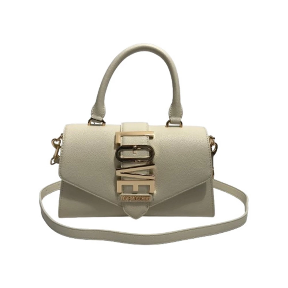 Moschino Ivoor Handtas Elegant en Glamoureus Beige Dames
